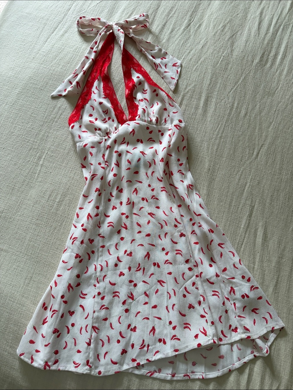 Chili Pepper Halter Dress